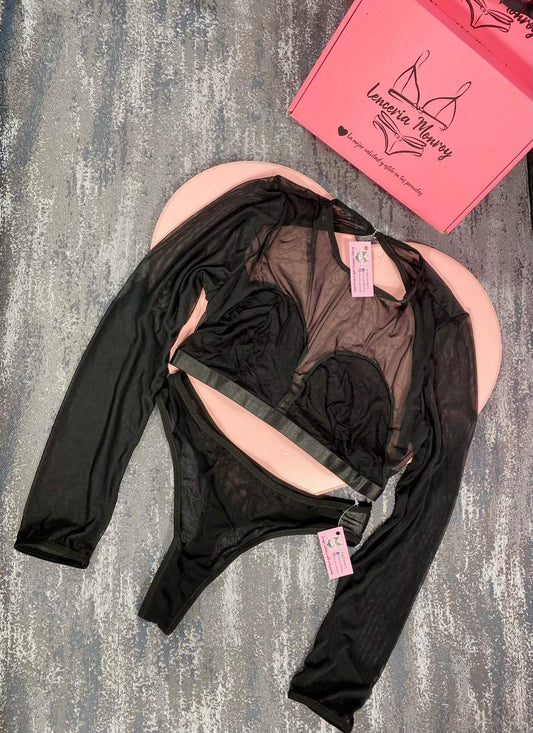 CONJUNTO NEGRO MANGA LARGA