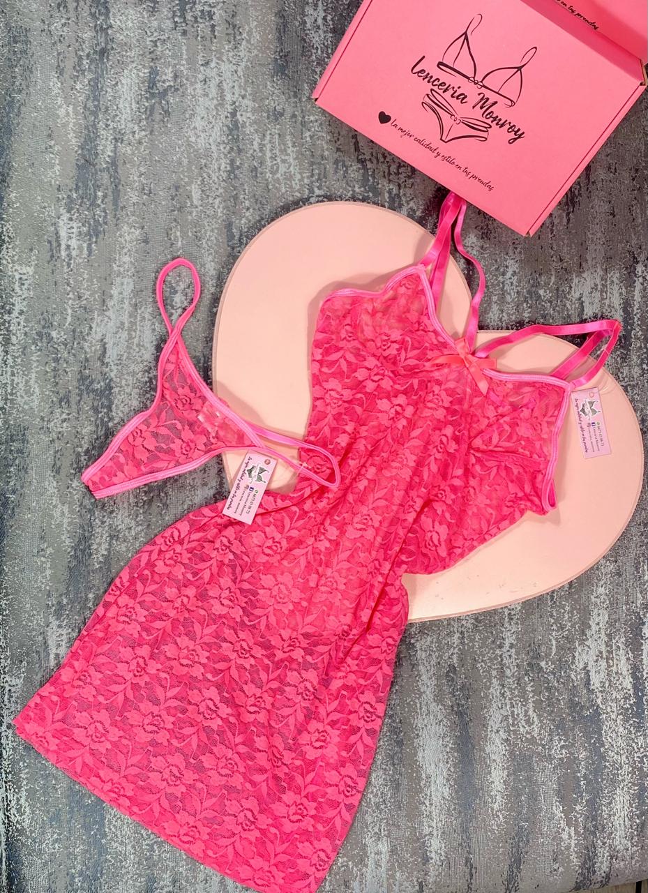 VESTIDO ROSA