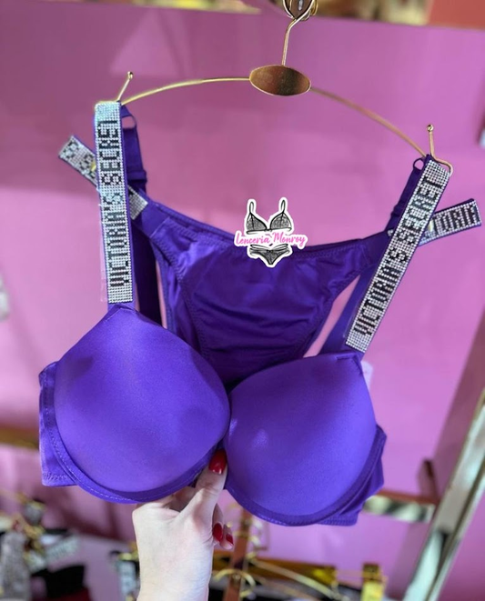 Conjunto Victoria Secret Morado