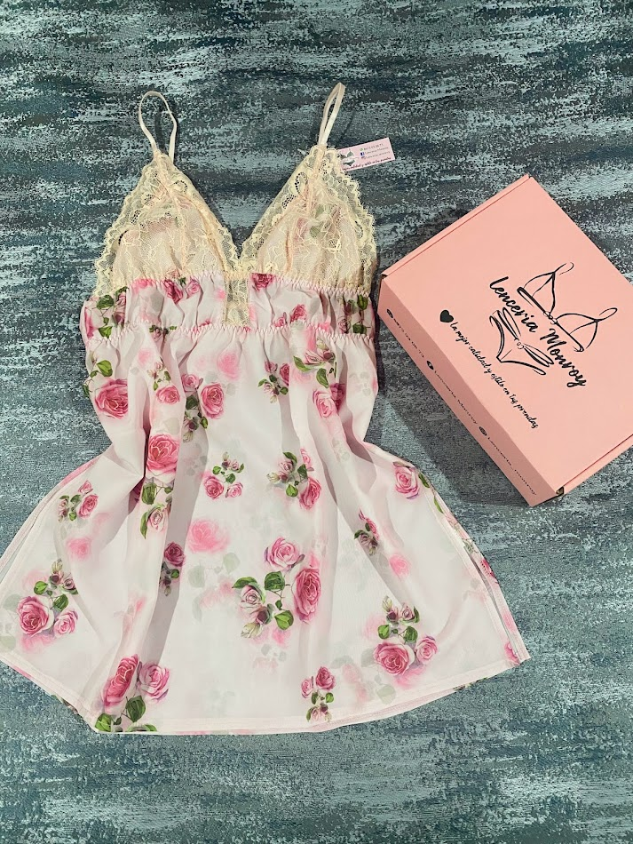 Babydoll patrones de rosas